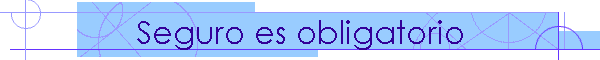 Seguro es obligatorio